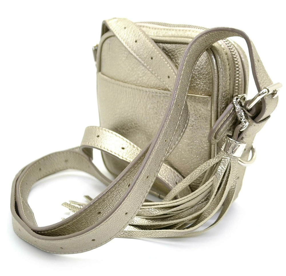 Loewe Anagram Leather Bag Gold Shoulder Gold